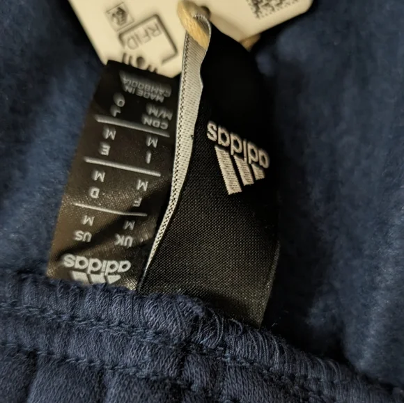 NWT Mens Adidas sweatpants Navy Medium - Picture 5 of 6